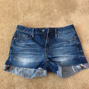 gap denim shorts